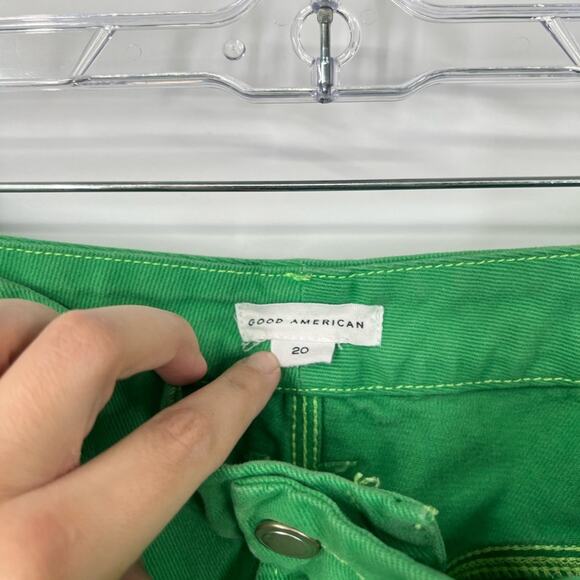 Good American Good '90s Carpenter Jeans in Summer Green02 - Picture 3 of 7